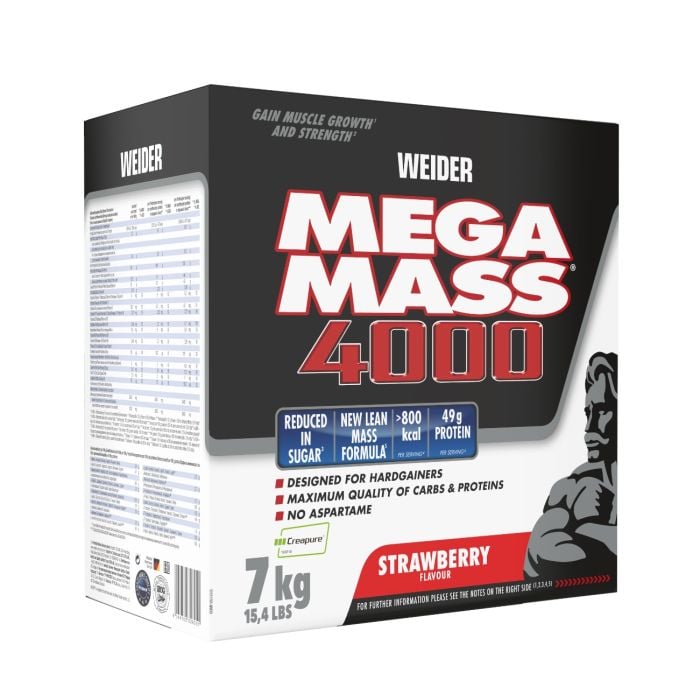 Mega Mass 4000 - Weider 7000 g - Vaniglia