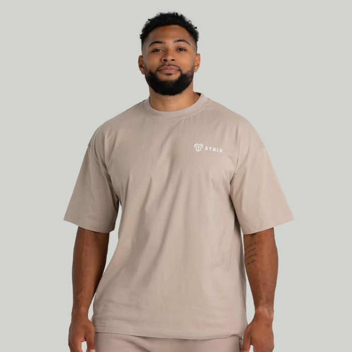 Maglietta Oversized Taupe - STRIX XL