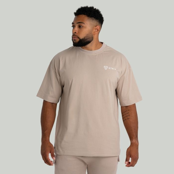 Maglietta Oversized Taupe - STRIX XL