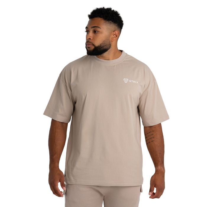 Maglietta Oversized Taupe - STRIX XL