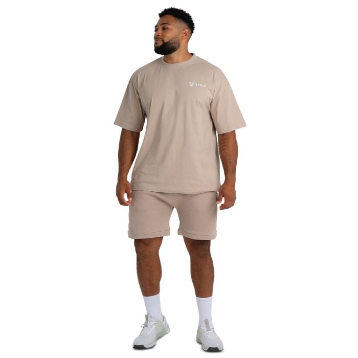Maglietta Oversized Taupe - STRIX XL
