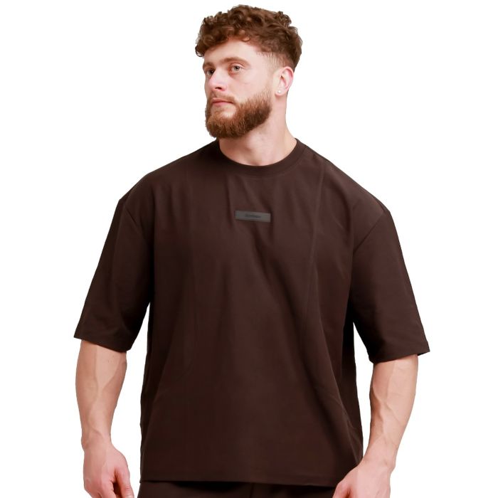 Maglietta Oversize Unstoppable Brown - GymBeam L