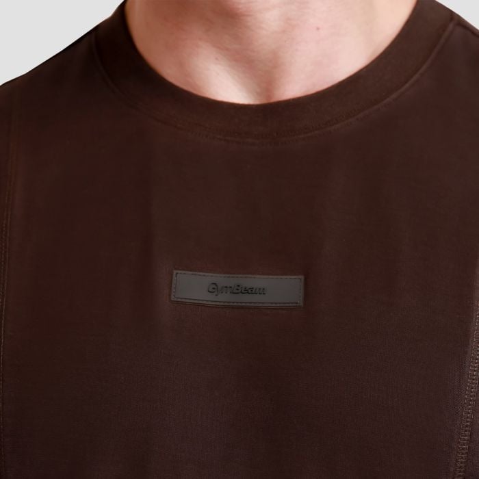 Maglietta Oversize Unstoppable Brown - GymBeam L