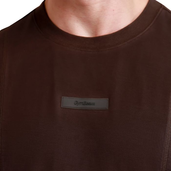 Maglietta Oversize Unstoppable Brown - GymBeam L