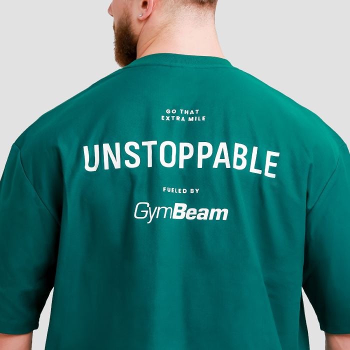 Maglietta Oversize Unstoppable Green - GymBeam M