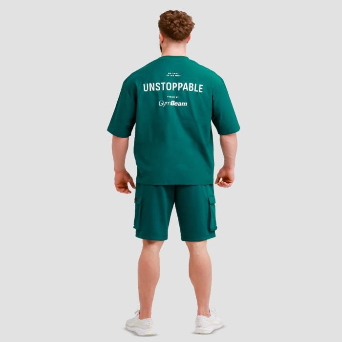 Maglietta Oversize Unstoppable Green - GymBeam M