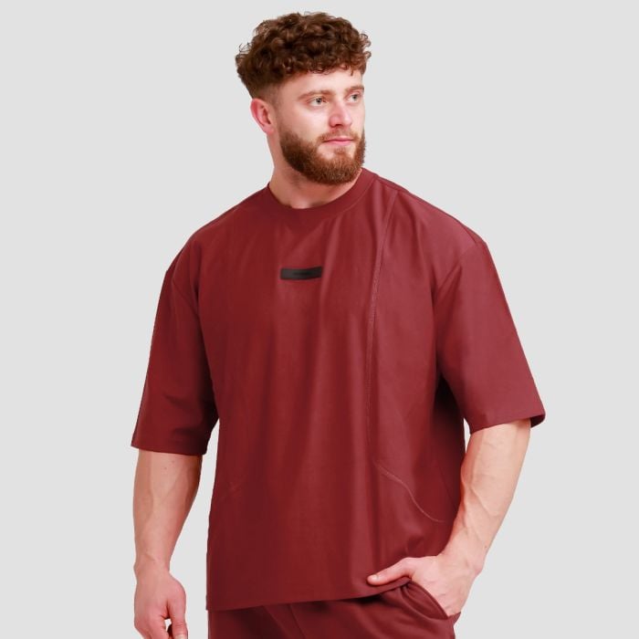 Maglietta Oversize Unstoppable Red - GymBeam L