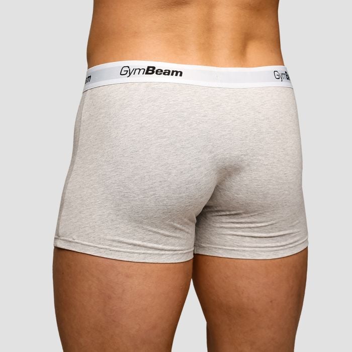 Boxer da Uomo Essentials 3Pack Grey - GymBeam L