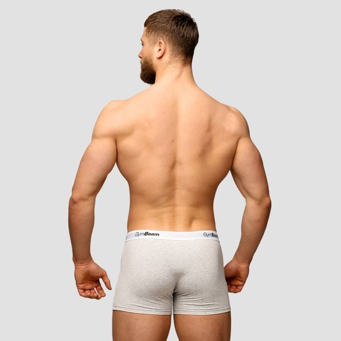 Boxer da Uomo Essentials 3Pack Grey - GymBeam L