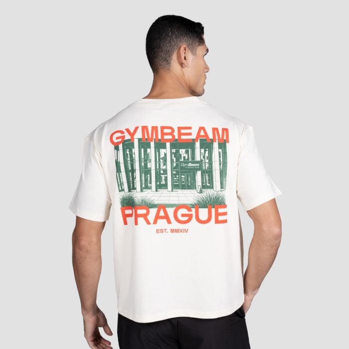 Maglietta Prague Cream - GymBeam M