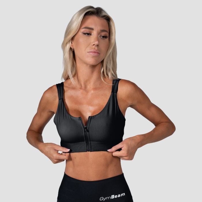 Reggiseno Sportivo Prime Black - GymBeam XXL