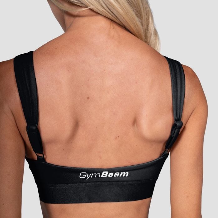Reggiseno Sportivo Prime Black - GymBeam XXL