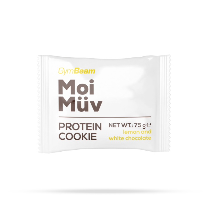 Cookie Proteico MoiMüv - GymBeam Limone e Cioccolato Bianco - 75 g