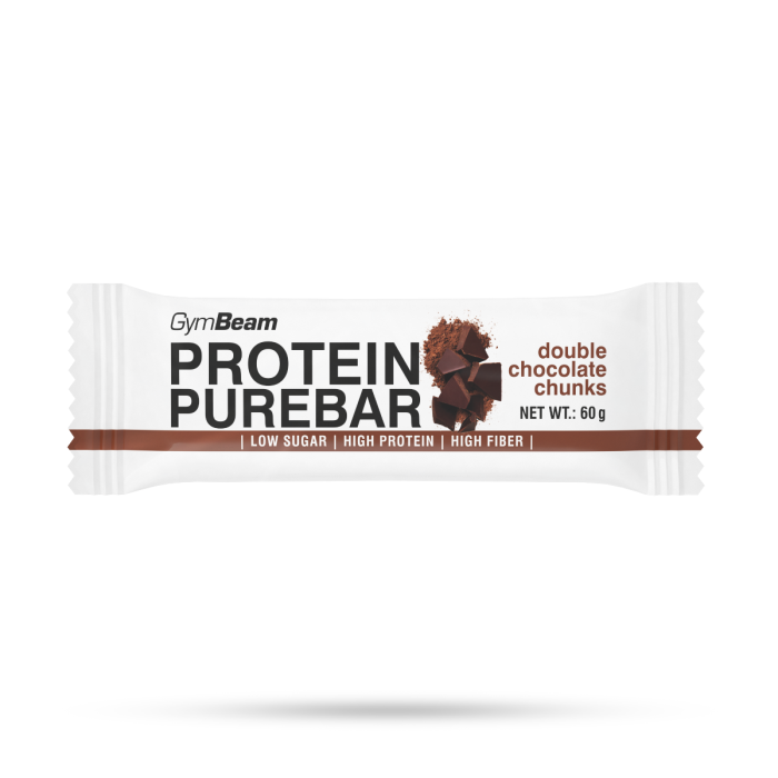 Barretta Proteica PureBar - GymBeam 60 g - Gocce al Doppio Cioccolato