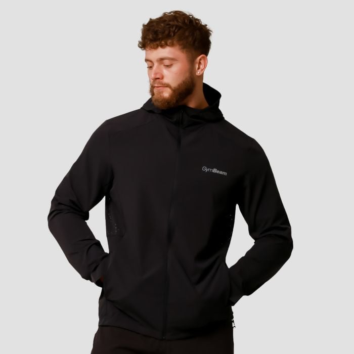 Giacca Pulse Running Black - GymBeam XXL