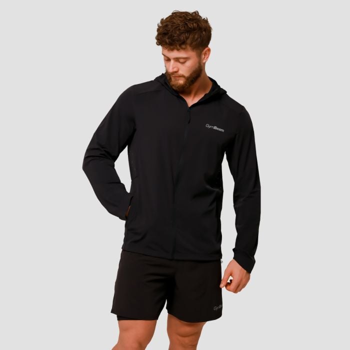 Giacca Pulse Running Black - GymBeam XXL