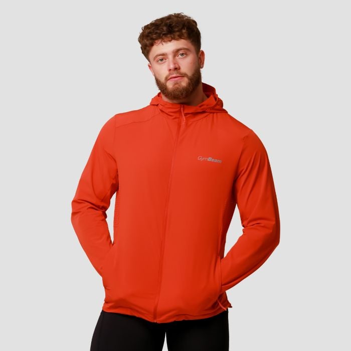 Giacca Pulse Running Orange - GymBeam S