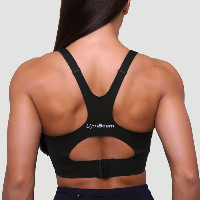 Reggiseno Sportivo Pulse Running Black - GymBeam XS