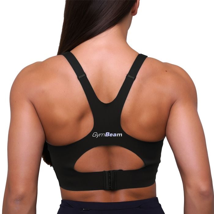 Reggiseno Sportivo Pulse Running Black - GymBeam XS