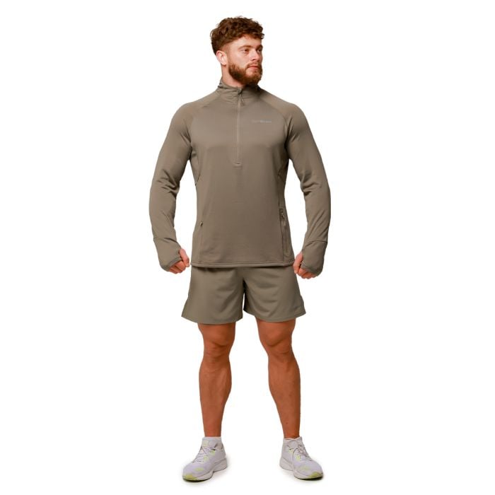 Pantaloncini 2in1 Pulse Running Vetiver - GymBeam XXL