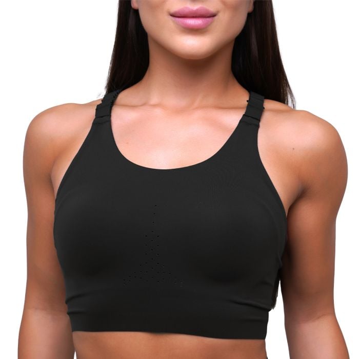 Reggiseno Sportivo Pulse Running Black - GymBeam XS