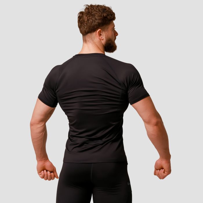 T-Shirt Pulse Running Black - GymBeam S