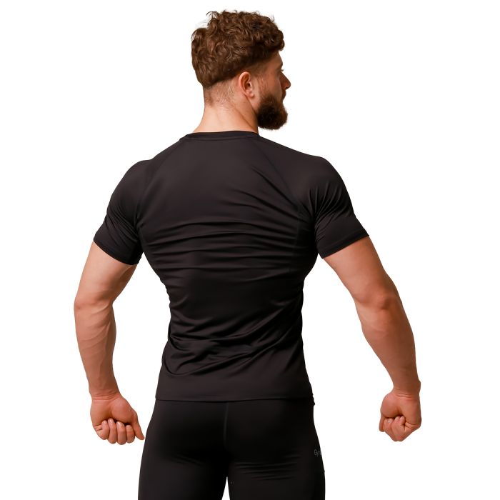 T-Shirt Pulse Running Black - GymBeam S