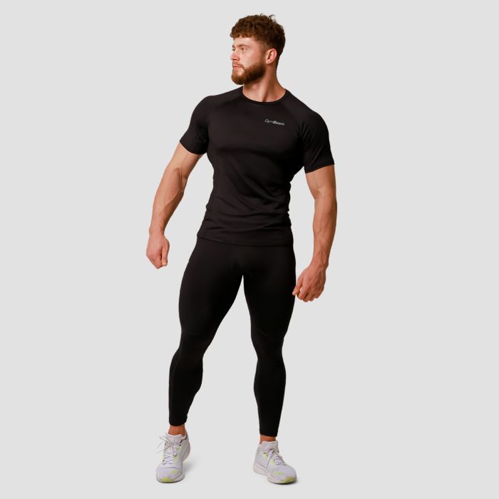 T-Shirt Pulse Running Black - GymBeam S