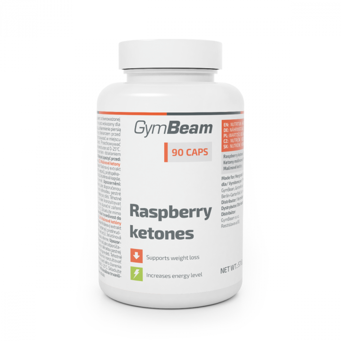 Chetoni di Lampone - GymBeam 90 cps