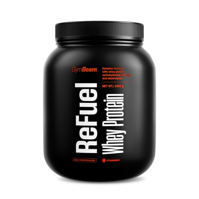 Proteine ReFuel Whey - GymBeam 1450 g - Fragola 