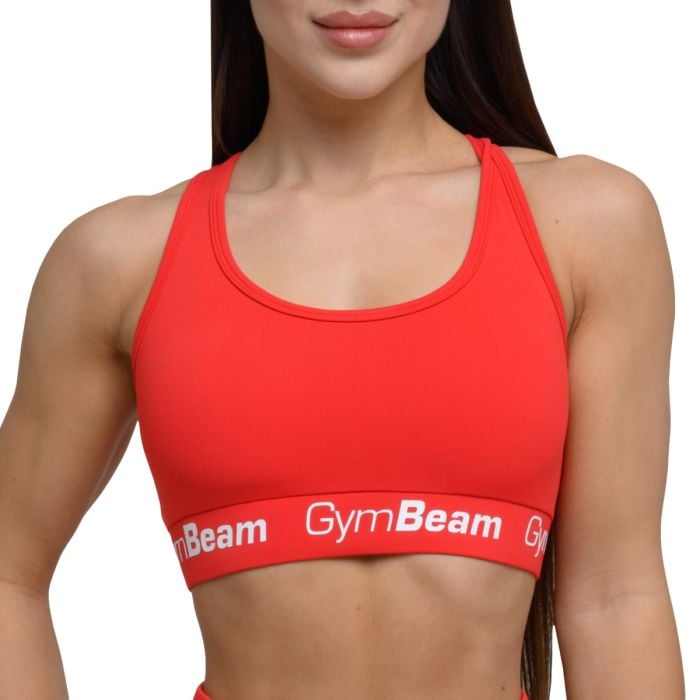 Reggiseno Sportivo da Donna Simple Rouge Red - GymBeam M