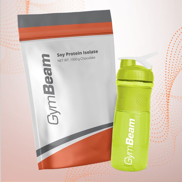 Proteine Isolate della Soia - GymBeam 1000 g - Caramello Salato