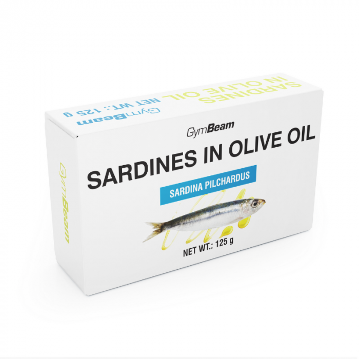 Sardine in Olio d‘Oliva - GymBeam 125 g
