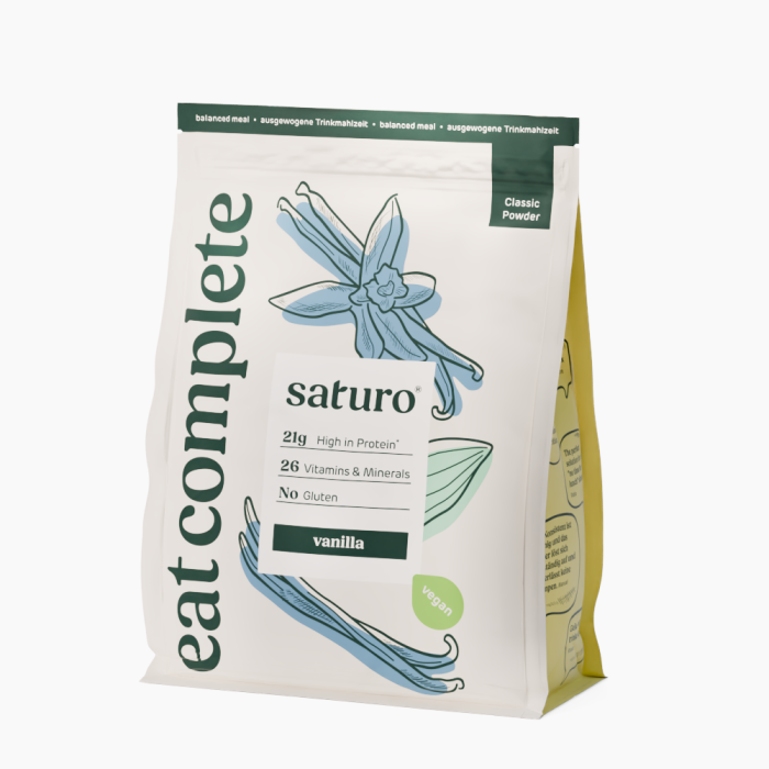 Sostituto alimentare Vegano - SATURO 1430 g - Vaniglia