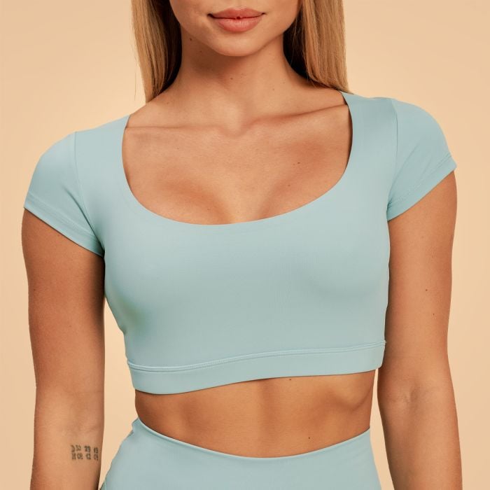 T-Shirt Cropped da Donna Sense Storm Blue - BeastPink M