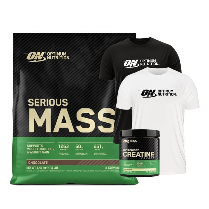 Serious Mass - Optimum Nutrition + OMAGGIO 5450 g - Cioccolato