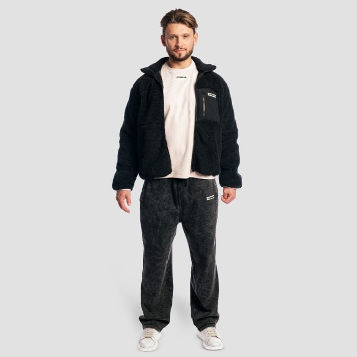 Giacca Sherpa Black - GymBeam L