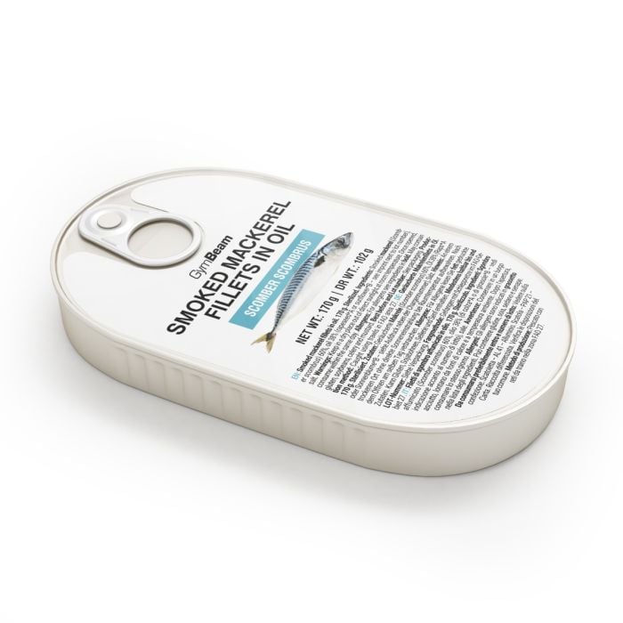Filetti di Sgombro Affumicato Sott‘Olio - GymBeam 170 g