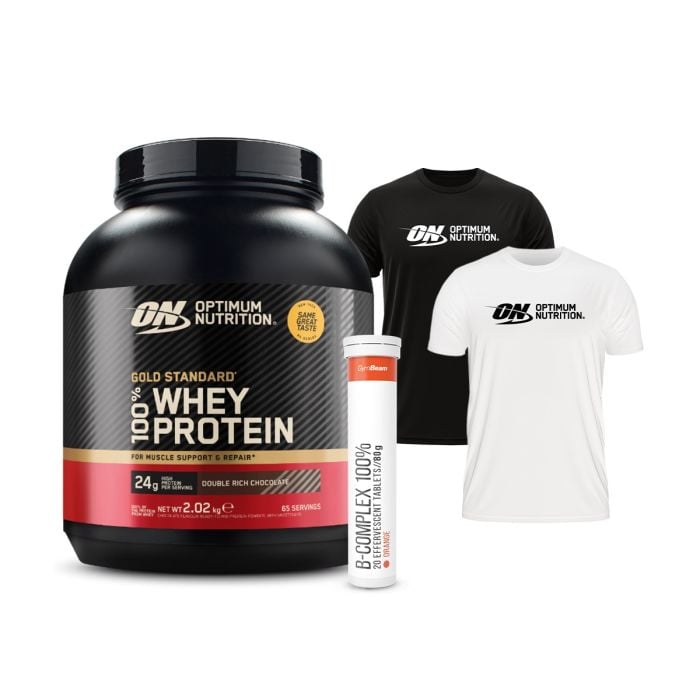 100% Whey Gold Standard - Optimum Nutrition + OMAGGI 2015 g - Doppio Cioccolato Gusto Intenso