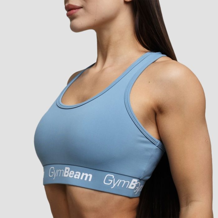 Reggiseno Sportivo da Donna Simple Steel Grey - GymBeam XL