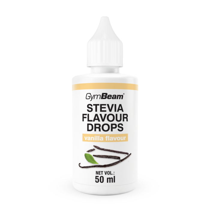 Flavour Drops Stevia - GymBeam 50 ml - Vaniglia