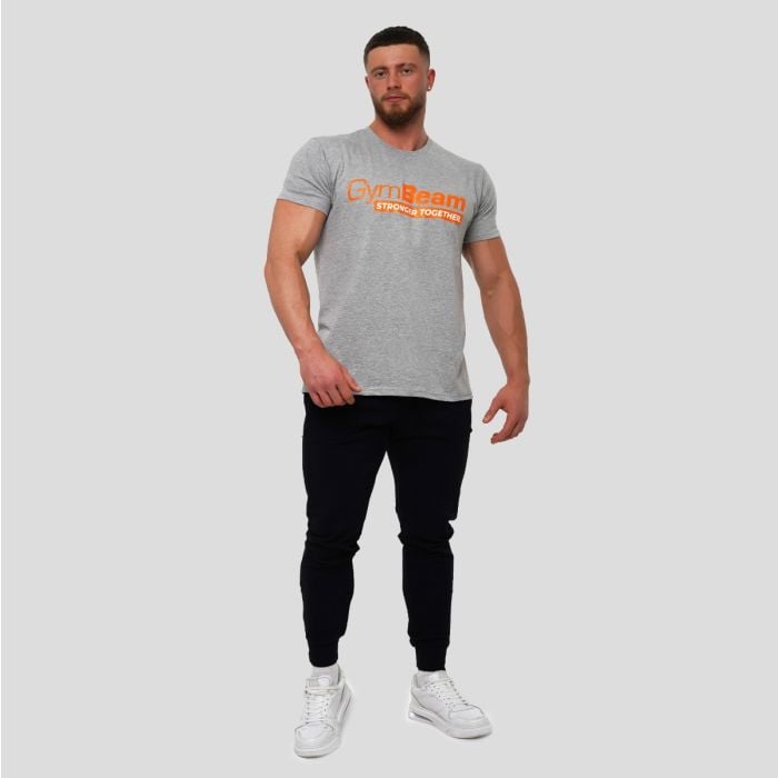 T-Shirt Stronger Together Grey - GymBeam M