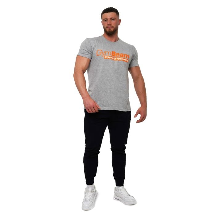 T-Shirt Stronger Together Grey - GymBeam M