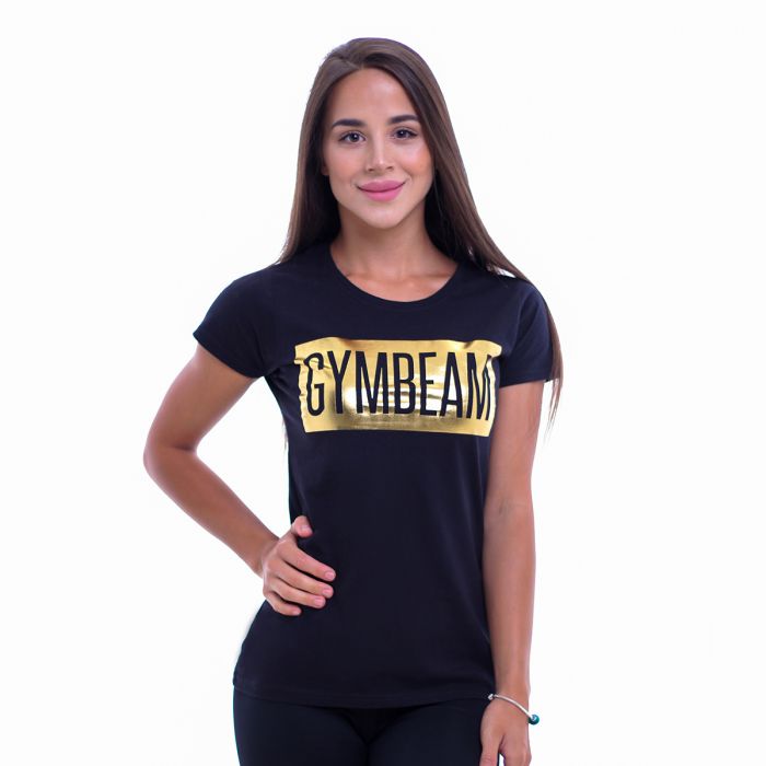 Box Logo Black Gold - GymBeam