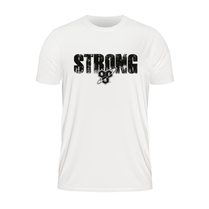 Strong T-shirt White - BSN XL