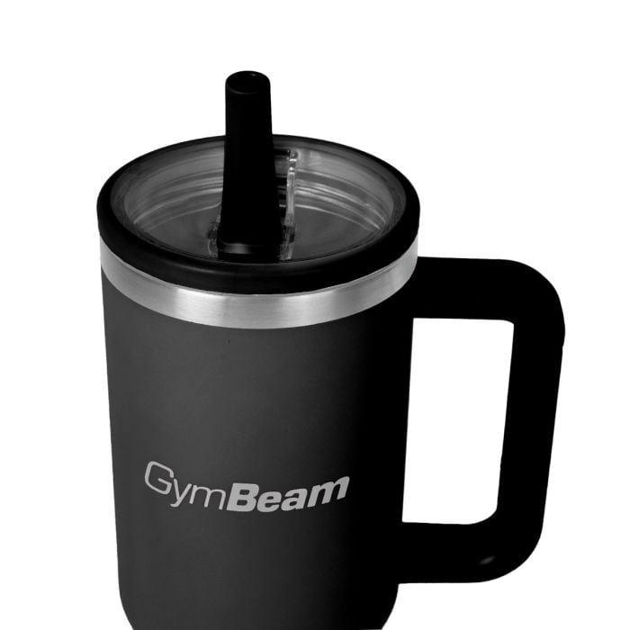 Tazza Termica da Viaggio 1,2 l Black - GymBeam single_variant