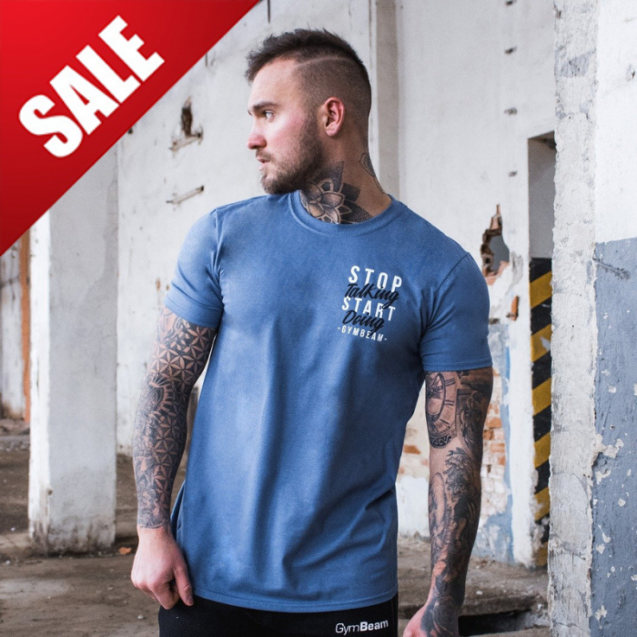 Men's T-shirt Doing Indigo Blue - GymBeam