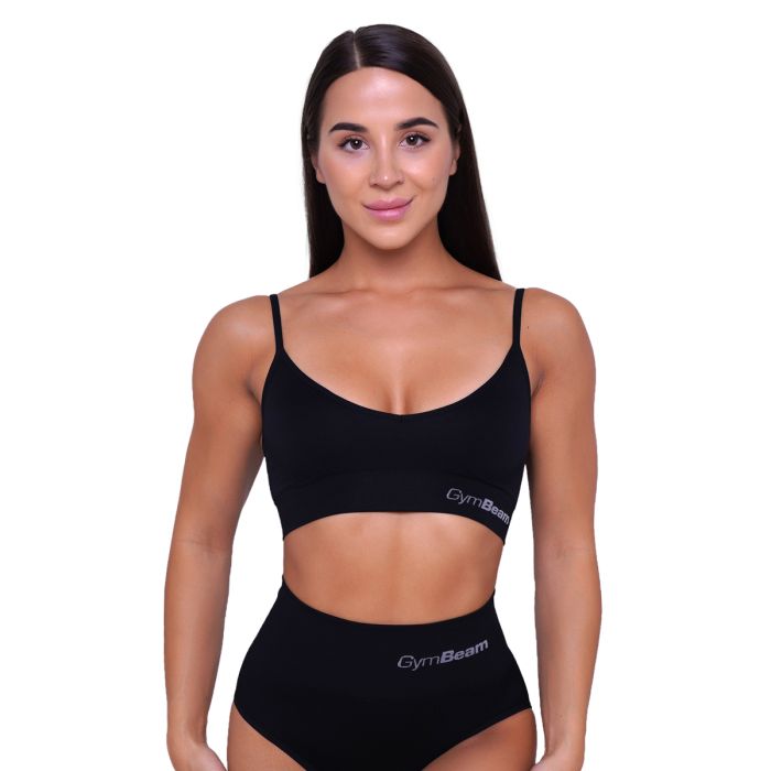 Reggiseno Sportivo Triangle Black - GymBeam M