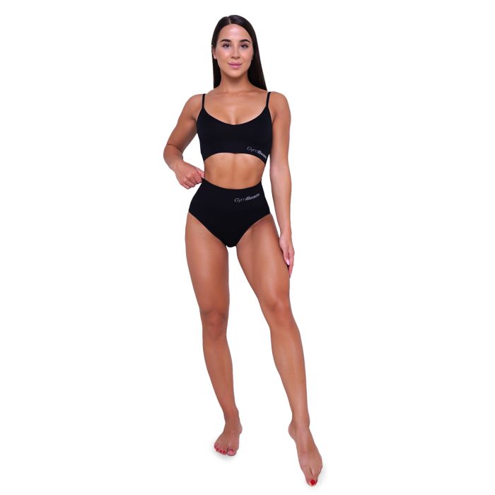 Reggiseno Sportivo Triangle Black - GymBeam M