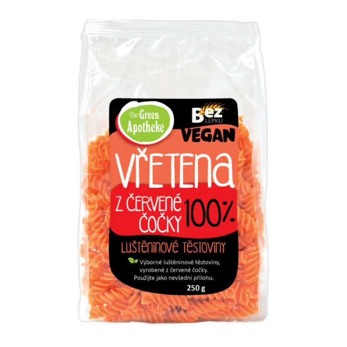 100% Red lentils Fusilli - Green Apotheke